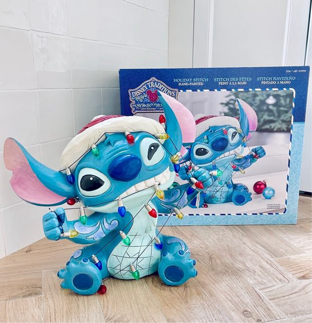 Figura Stitch Navidad Jim Shore Disney Traditions