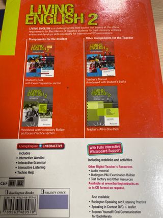 Living English 2 Bachillerato: Student´s book