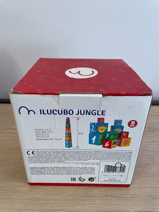 Cubos apilables números Imaginarium