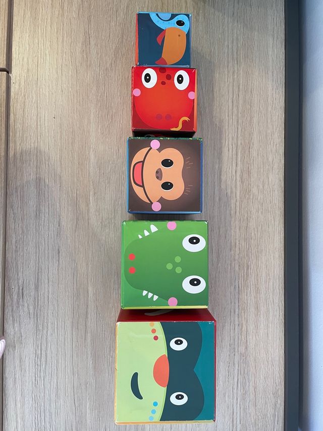 Cubos apilables números Imaginarium