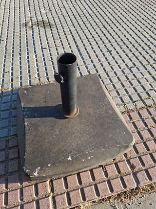 Base para sombrilla exterior