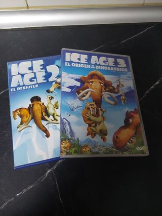 Películas Ice Age 2 y 3 dvd Español