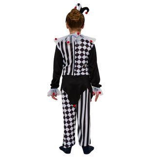 Disfraz Arlequín Payaso Mujer Adulto Talla S/M