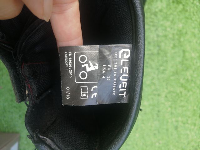 Botas de moto para lluvia Eleveit Fanette CUERO 35