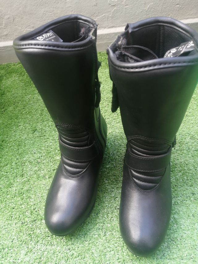 Botas de moto para lluvia Eleveit Fanette CUERO 35