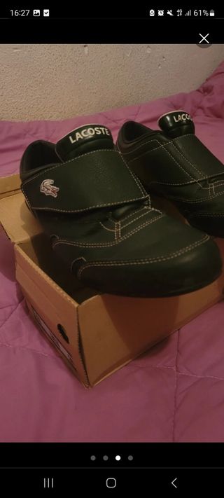 Zapatos Lacoste Hombre Negros