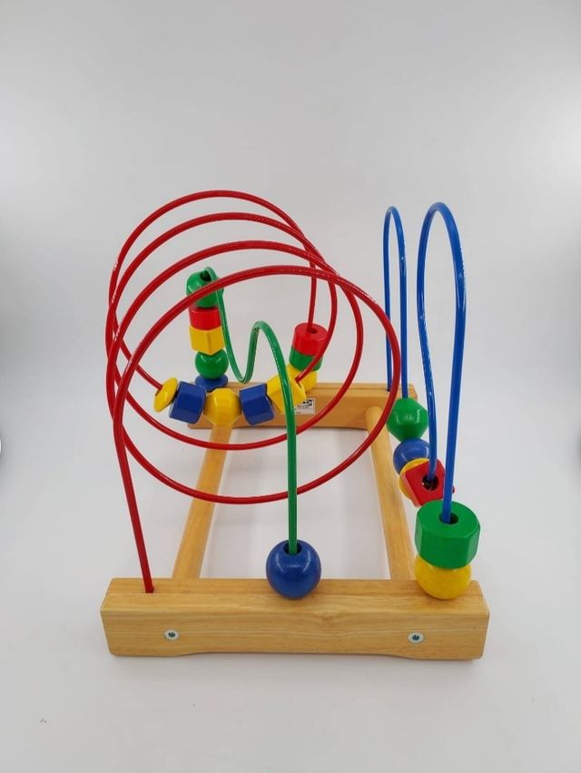Juego de Cuentas de Madera para Niños