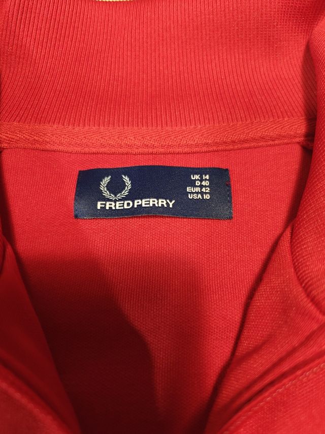 Sudadera cremallera Fred Perry - Talla S justa