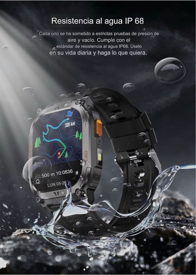 Reloj Inteligente hombre SmartWatch mujer QX18 GPS