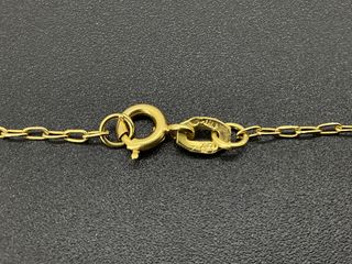 cadena oro 18k 24cm