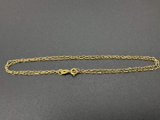cadena oro 18k 24cm