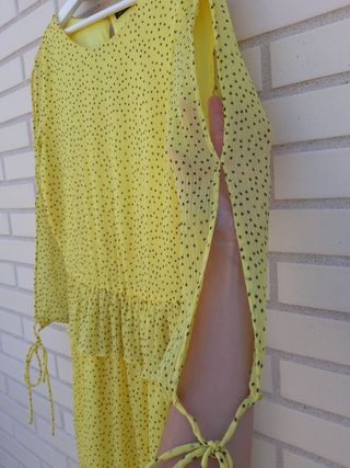Vestido Zara Amarillo con Lunares