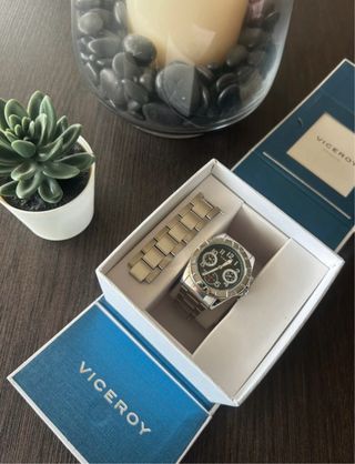 Reloj Viceroy Negro y Plateado