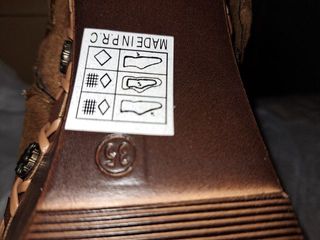 Talla 35!! Botines de ante marrón con tacón por 