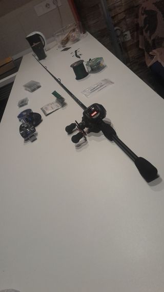 Caña de casting 1.8m mas carrte