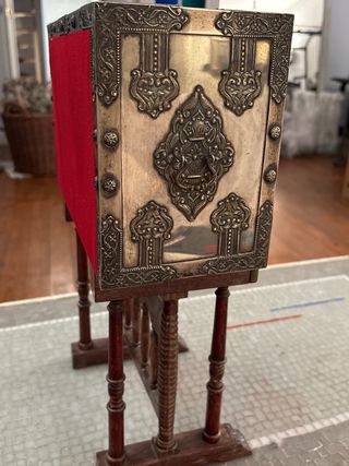 Bargueño de plata antiguo