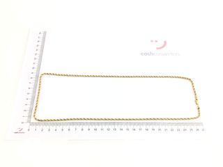 cadena oro 18k 32cm