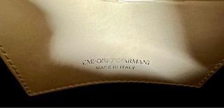Bolso bandolera Emporio Armani beige