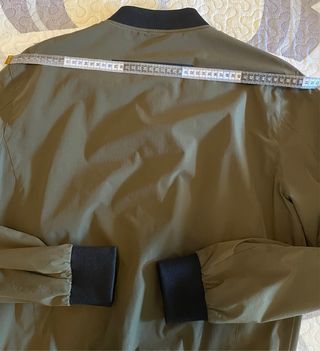 Chaqueta Bomber Zara Verde Talla M