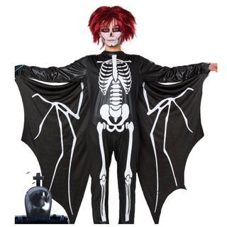 Disfraz Esqueleto Murciélago Mujer Adulto S/M