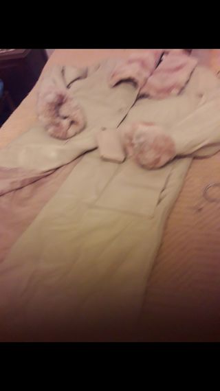 Chaquetón Tipo Piel Elena Madonia Beige