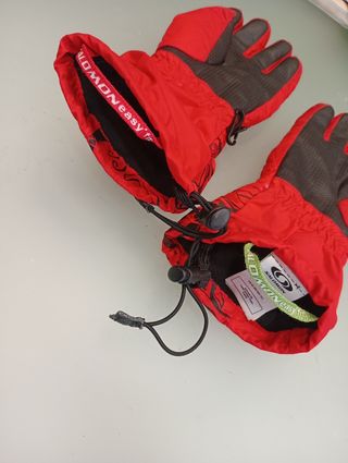 Guantes Salomon Rojos talla S