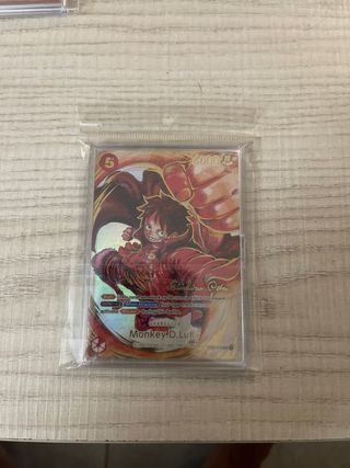 Carta One Piece Luffy Firmada por Eiichiro Oda