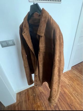 Chaqueta Ante Marrón DEVRETIR1902 Talla XL