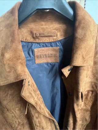 Chaqueta Ante Marrón DEVRETIR1902 Talla XL