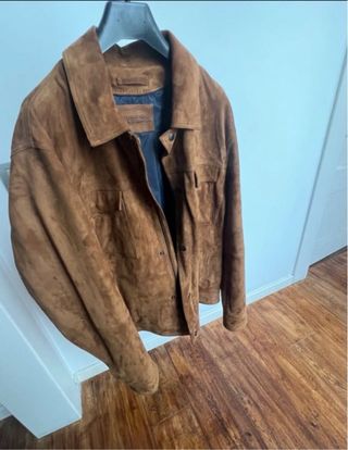 Chaqueta Ante Marrón DEVRETIR1902 Talla XL