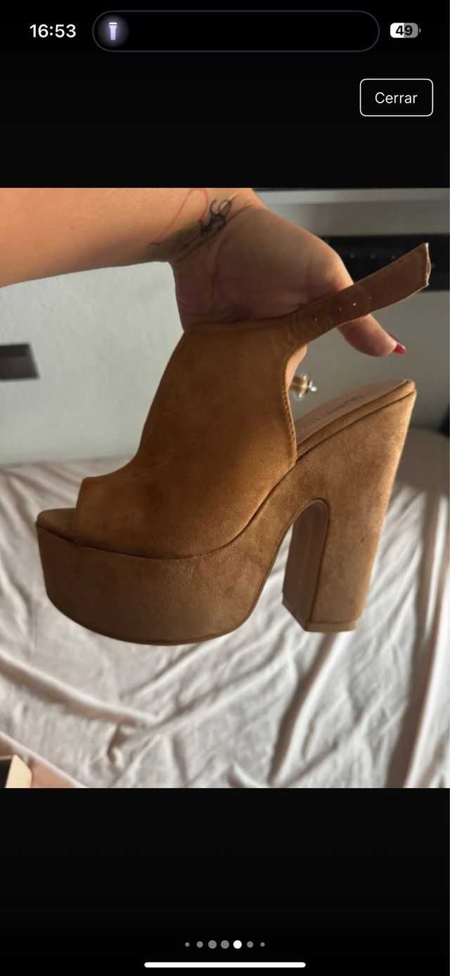 Botines de tacón y plataforma