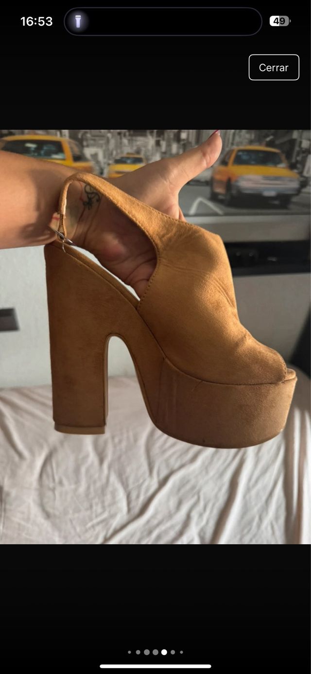 Botines de tacón y plataforma