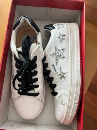 Zapatillas Geox Blancas Estrellas
