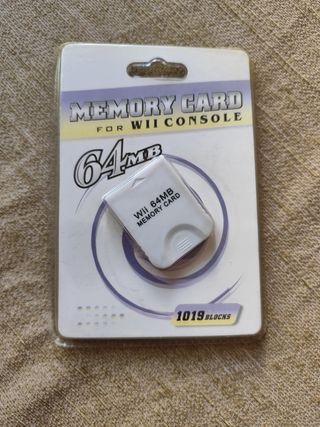 Tarjeta Memoria Wii 64MB