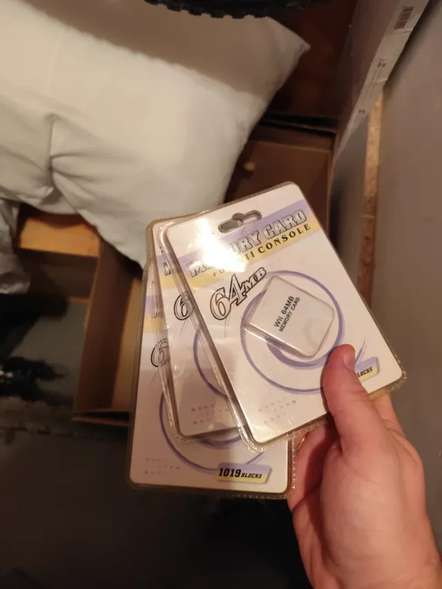 3 x scheda di memoria Wii da 64 MB