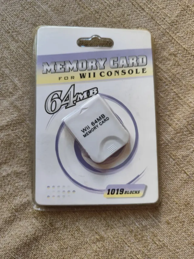 3 x scheda di memoria Wii da 64 MB