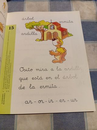 Cartilla de lectura infantil