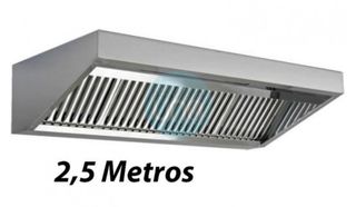 Campana extractora 2.5m Cocina Bar