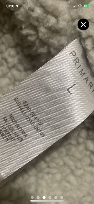 Chaqueta vaquera Talla: L 
con borrego Unisex