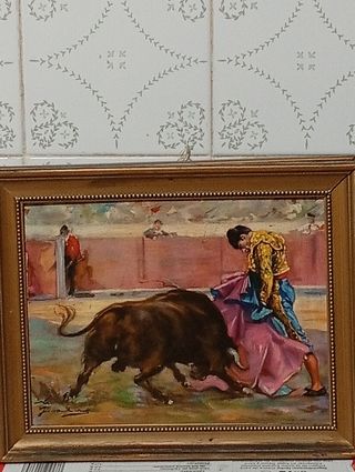 2 Cuadros vintage de tauromaquia