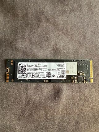 SSD M.2 512GB NVMe Gen3 x4 Micron
