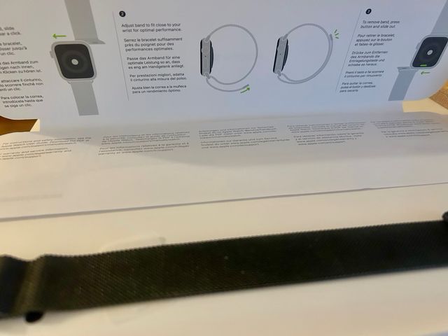 Pulsera Milanese Loop Titanio Negro Apple Watch M
