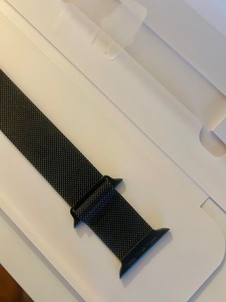 Pulsera Milanese Loop Titanio Negro Apple Watch M