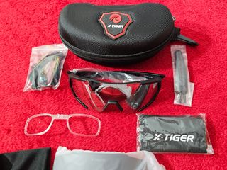 Óculos de Ciclismo X-Tiger com Lentes