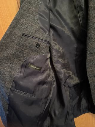 Americana gris oscuro talla L