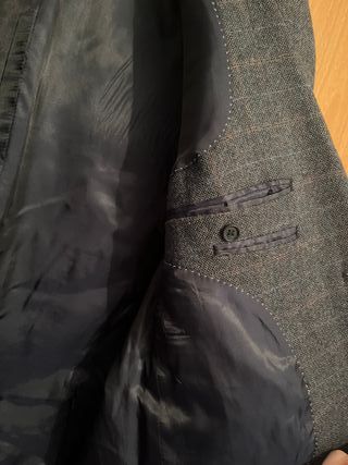 Americana gris oscuro talla L