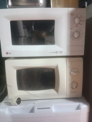 Microondas LG Intellowave y Bluesky