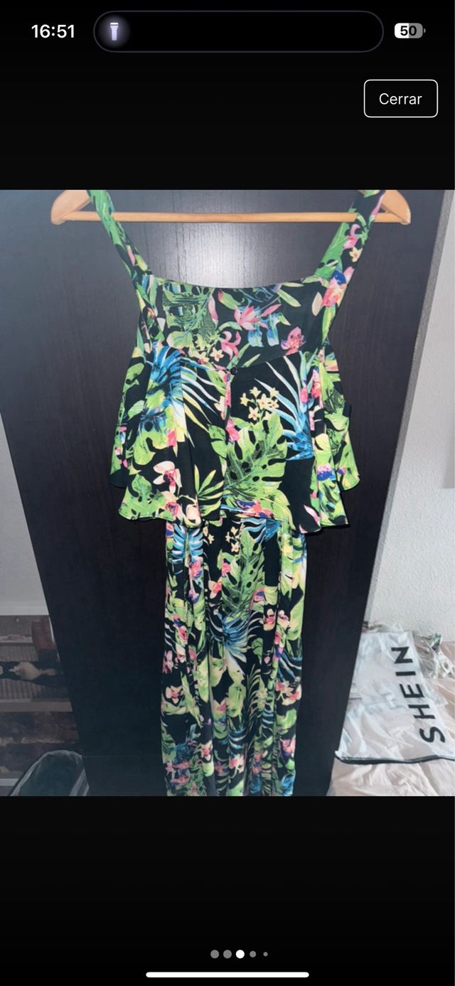 Mono largo estampado tropical