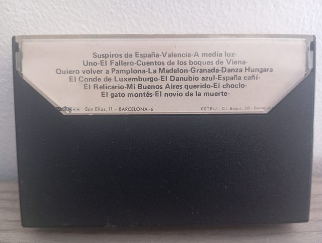 Cassette Mª Jesús y su acordeón