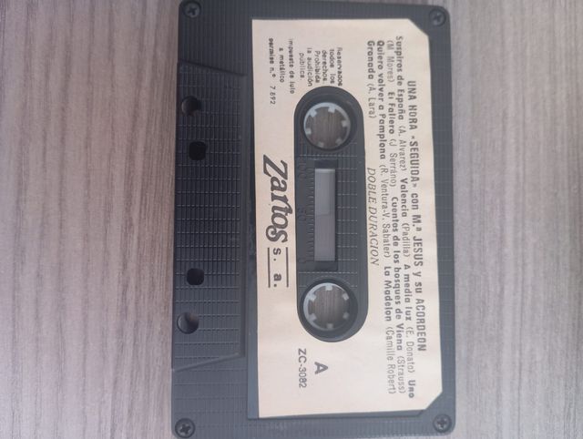 Cassette Mª Jesús y su acordeón